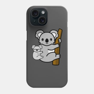 Koala with baby Phone Case