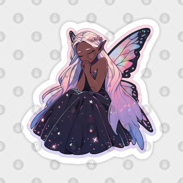 Cute Moon Fairy Magnet by DarkSideRunners