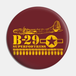 B-29 Superfortress (distressed) Pin