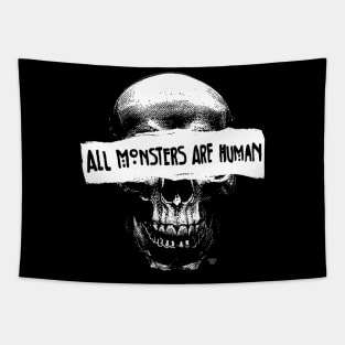 All Monsters Blind Skull Tapestry