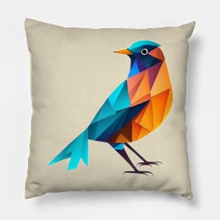 Paradise Bird - Abstract bird design for the environment Pillow