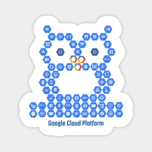 Google Cloud Elements Owl Magnet