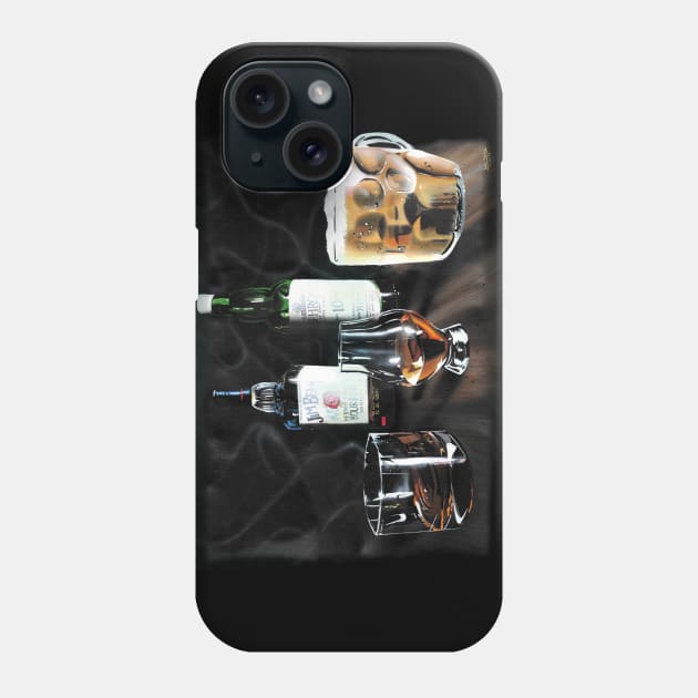 One Bourbon One Scotch One Beer Phone Case by lucafon18