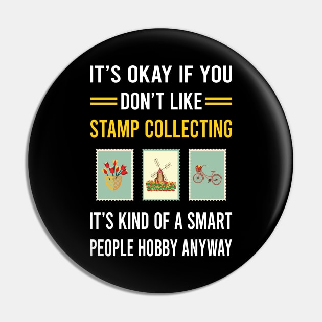 Smart People Hobby Stamp Collecting Stamps Philately Philatelist Pin by Good Day