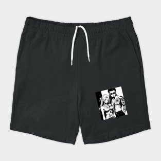 Japanese Tattoo Girlfriend Boyfriend Anime Couple Shorts