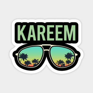 Cool Glasses - Kareem Name Magnet