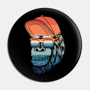 Retro Gorilla Pin