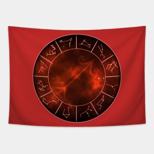 Saggitarius Zodiac Symbol Tapestry