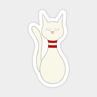 Bowling Pin Cat Magnet