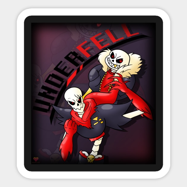 Underfell! Sans Sticker Bumper Sticker Vinyl Decal 5 