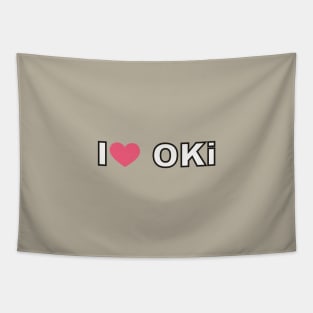 I LOVE OKI Tapestry