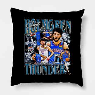 Chet Holmgren Vintage Bootleg Pillow