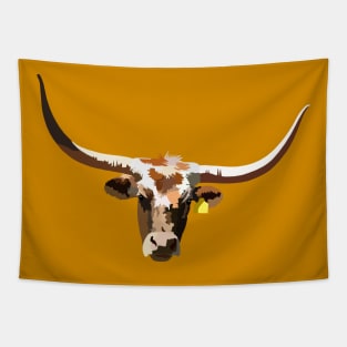 Texas Longhorn Pop Art Tapestry