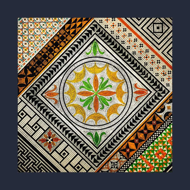 colorful arabic mosaic design by brighter bolder louder