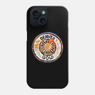 Denver Gold Football Phone Case