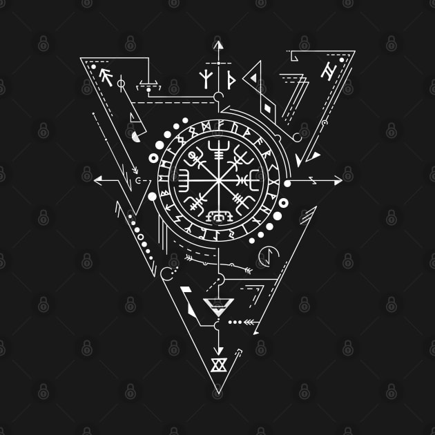 Vegvisir - The Viking Compass | Norse Pagan Symbol by CelestialStudio