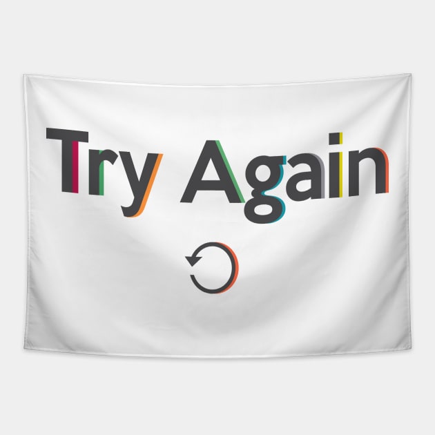 Try Again Tapestry by ugisdesign