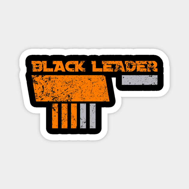 Black Leader Magnet by SimonBreeze