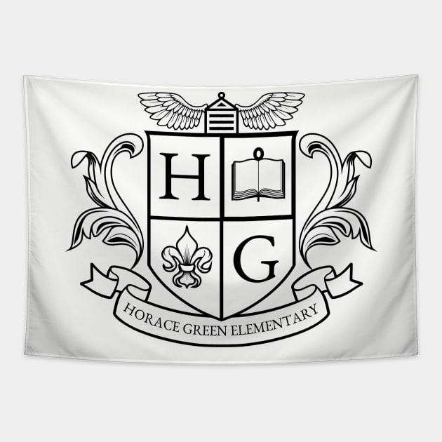 Horace Green Elementary Logo - School of Rock Tapestry by tvshirts