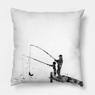 Daddy's little fishing buddy Pillow