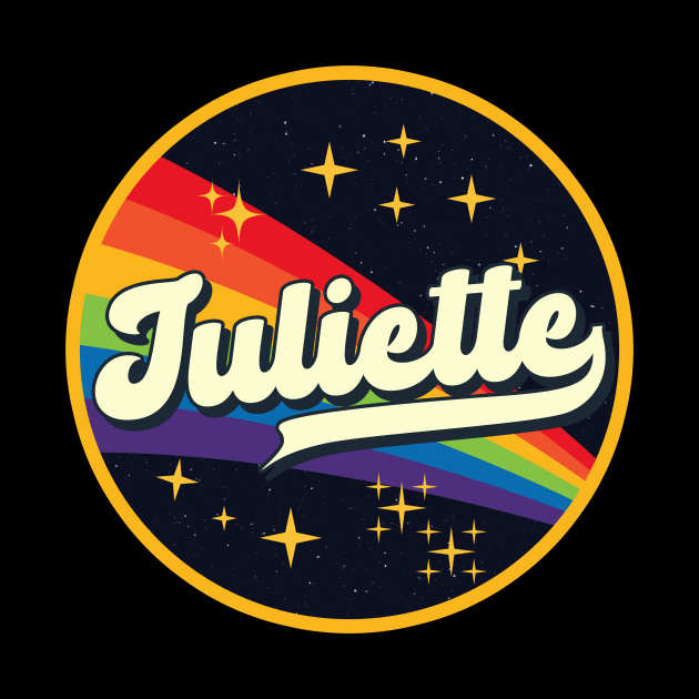 Juliette // Rainbow In Space Vintage Style by LMW Art