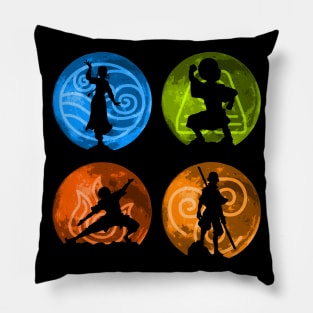 Elemental Warriors Pillow