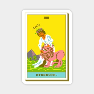 VIII - Strength - Tarot Card Magnet