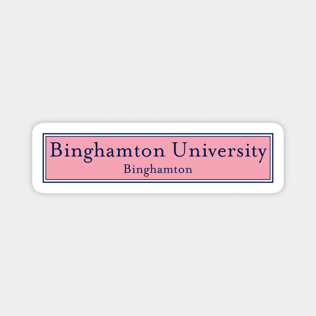 Binghamton University Magnet by bestStickers