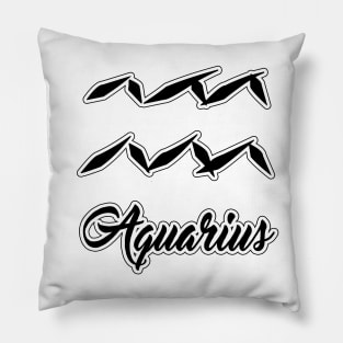 Aquarius Zodiac design Pillow