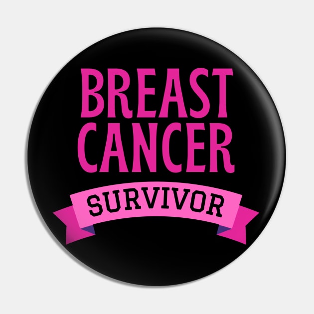 Breast Cancer Survivor- Breast cancer awareness Pin by Craft With Me