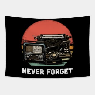 Retro Never Forget Tapestry