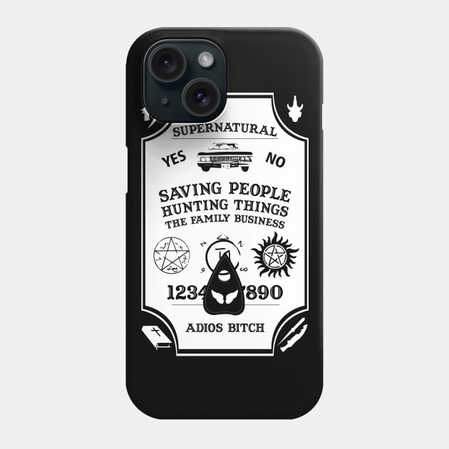 Supernatural Ouija Phone Case by kkotstore