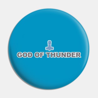 Thor Mjolnir God of Thunder Hammer Viking Nordic Pin