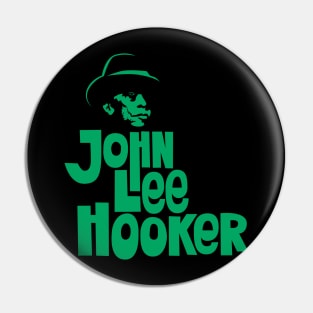 John Lee Hooker Handsketched Logo Shirt - Vintage Blues Style Pin