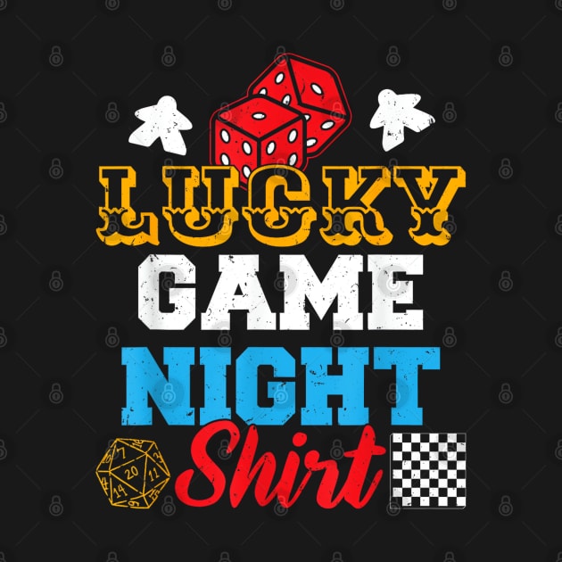 Funny Board Game Lucky Game Night by Origami Fashion