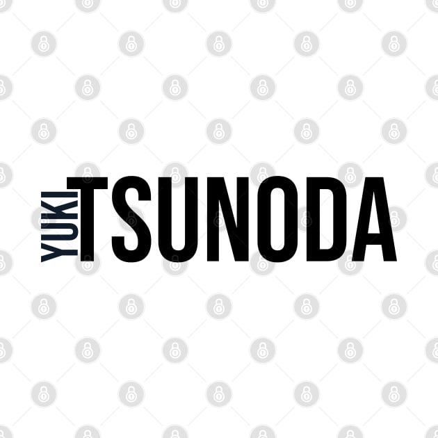 Yuki Tsunoda Driver Name - 2022 Season by GreazyL