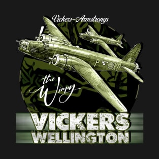 Vickers Wellington  WW2 British Bomber Aircraft T-Shirt