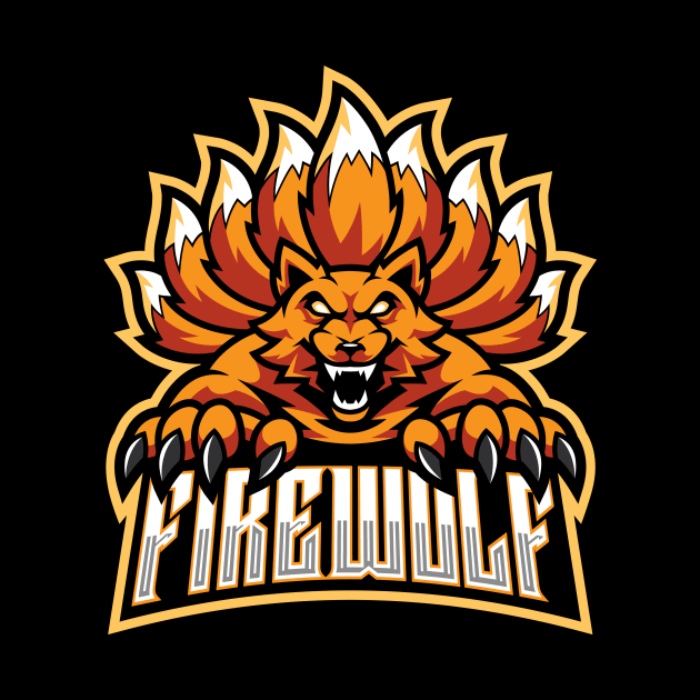 Fire wolf logos by Best designing 