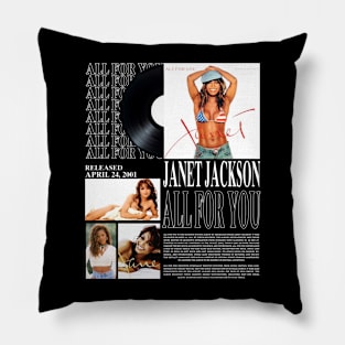 Janet Jackson Vintage Tour Concert Pillow