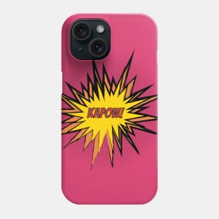 Kapow!! *Clear BG* Phone Case