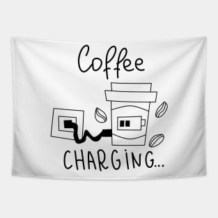 Coffee charging Tapestry