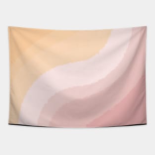 Peach and Rose Swirl Tapestry