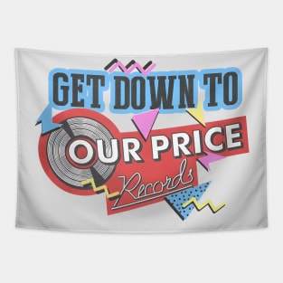 Get Down To Our Price Records Tapestry