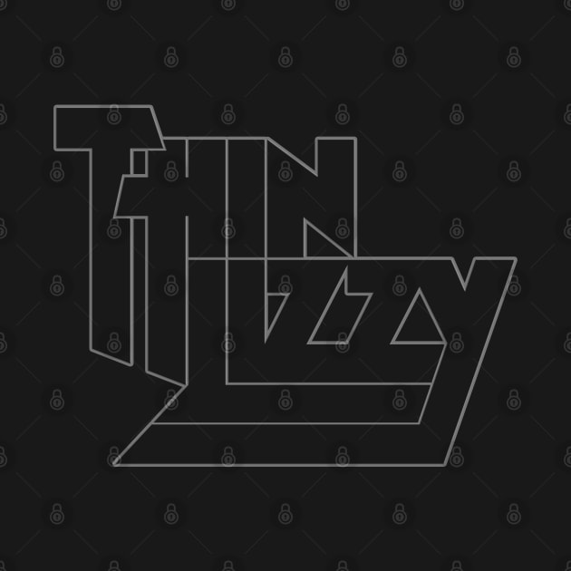 Thin Lizzy Silver Fanart by eon.kaus