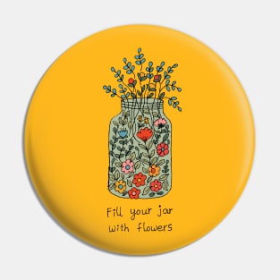 Flower jar Pin