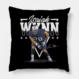 Isaiah Wynn New England Triangle Name Pillow