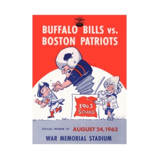 Vintage Buffalo Bills Game Programs T-Shirt