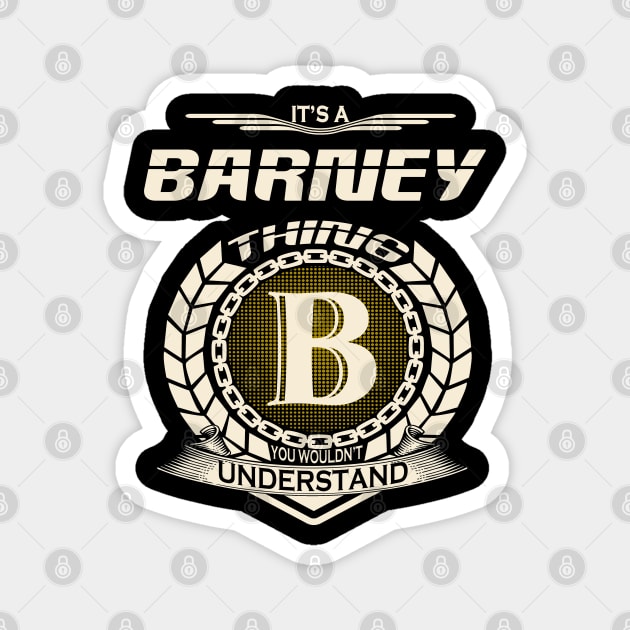 Barney Magnet by Ban Guns Not Books- Typography fullcolor