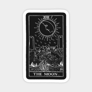 Moon Tarot in white Magnet