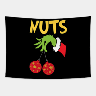 Chest Nuts Matching Chestnuts Christmas Couples Nuts Tapestry